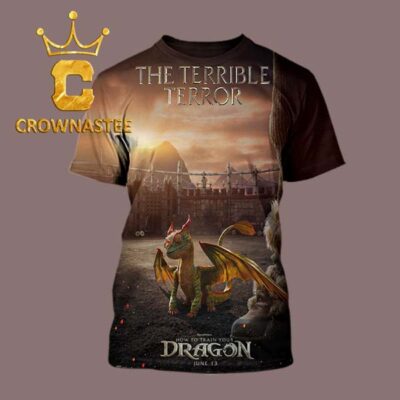 How To Train Your Dragon 2025 Live Action The Terible Terror In Theaters June 13th All Over Print T-Shirt