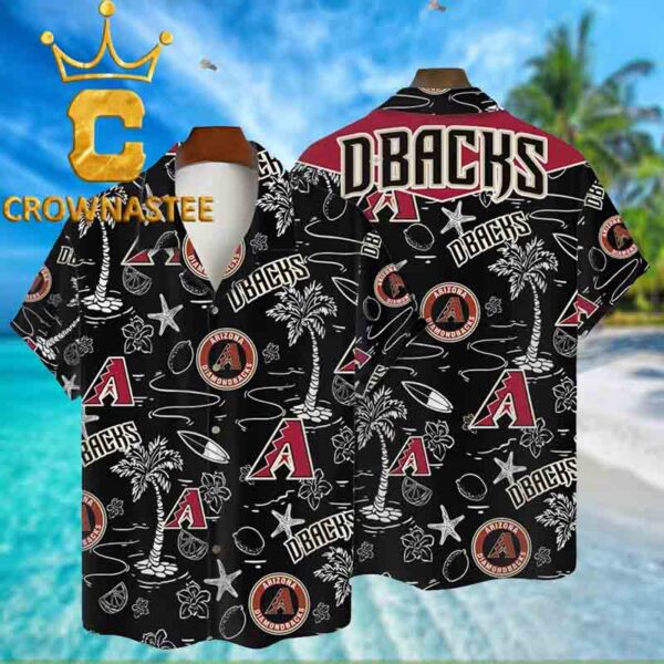 Arizona Diamondbacks MLB Baseball Summer Pattern Hawaiian Shirt