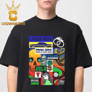 Linkin Park Tulsa 2025 BOK Center Oklahoma On April 28th From Zero Tour Unisex T-Shirt