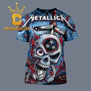 Metallica Nashville 2025 Nissan Stadium Tennessee On May 1st M72 North American Tour All Over Print T-Shirt