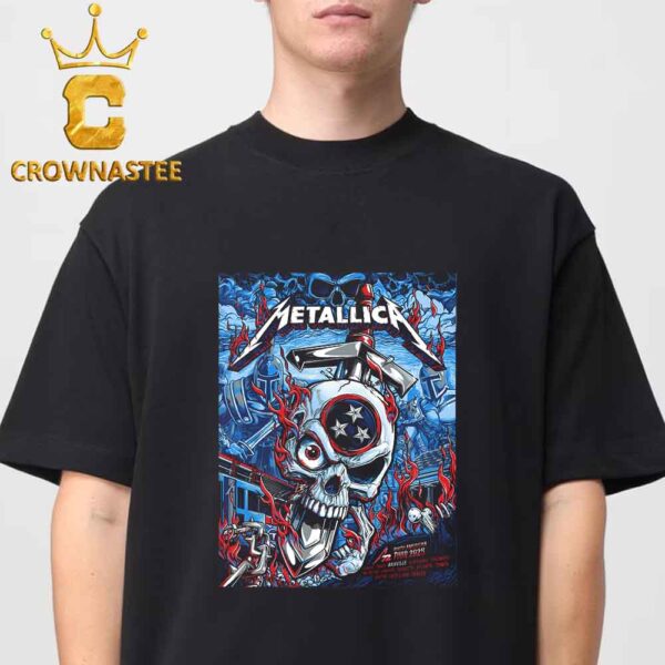 Metallica Nashville 2025 Nissan Stadium Tennessee On May 1st M72 North American Tour Unisex T-Shirt Hoodie Sweater