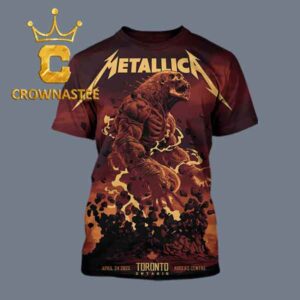 Metallica Toronto 2025 Rogers Centre April 24th Day 1 M72 World Tour Pop Up All Over Print T-Shirt