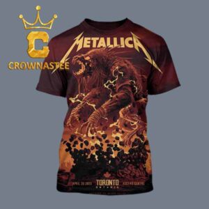 Metallica Toronto 2025 Rogers Centre Day 2 M72 World Tour April 26th All Over Print T-Shirt