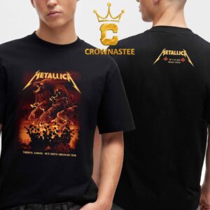 Metallica Toronto 2025 Rogers Centre Day 2 M72 World Tour April 26th Two Sided T-Shirt