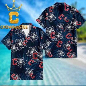Cleveland Guardians Baseball MLB Floral Tropical Hawaiian Shirt