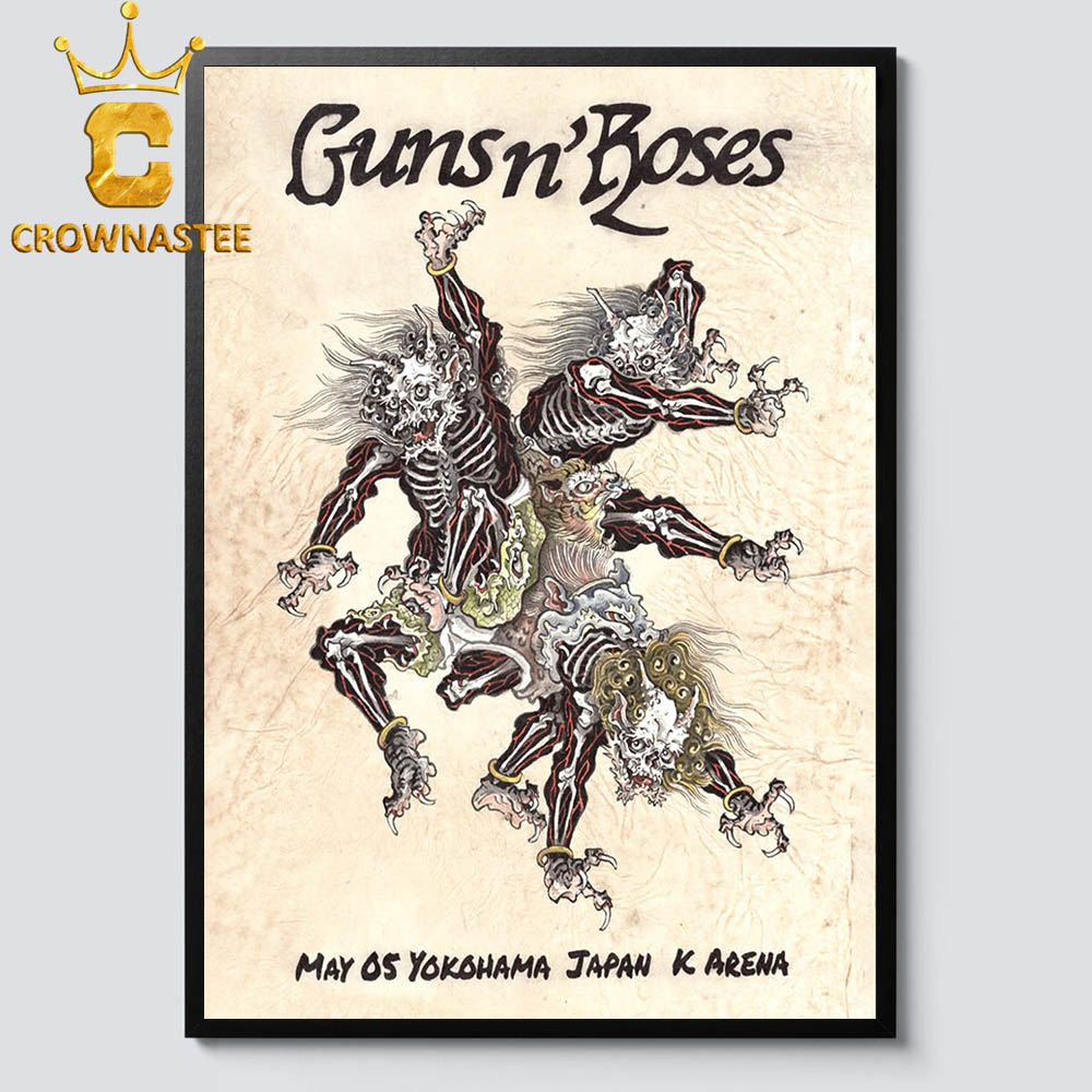 Guns N' Roses Japan 2025 Yokohama K Arena On May 5th Home Decor Poster Canvas Guns N' Roses Japan 2025 Yokohama K Arena On May 5th Home Decor Poster Canvas