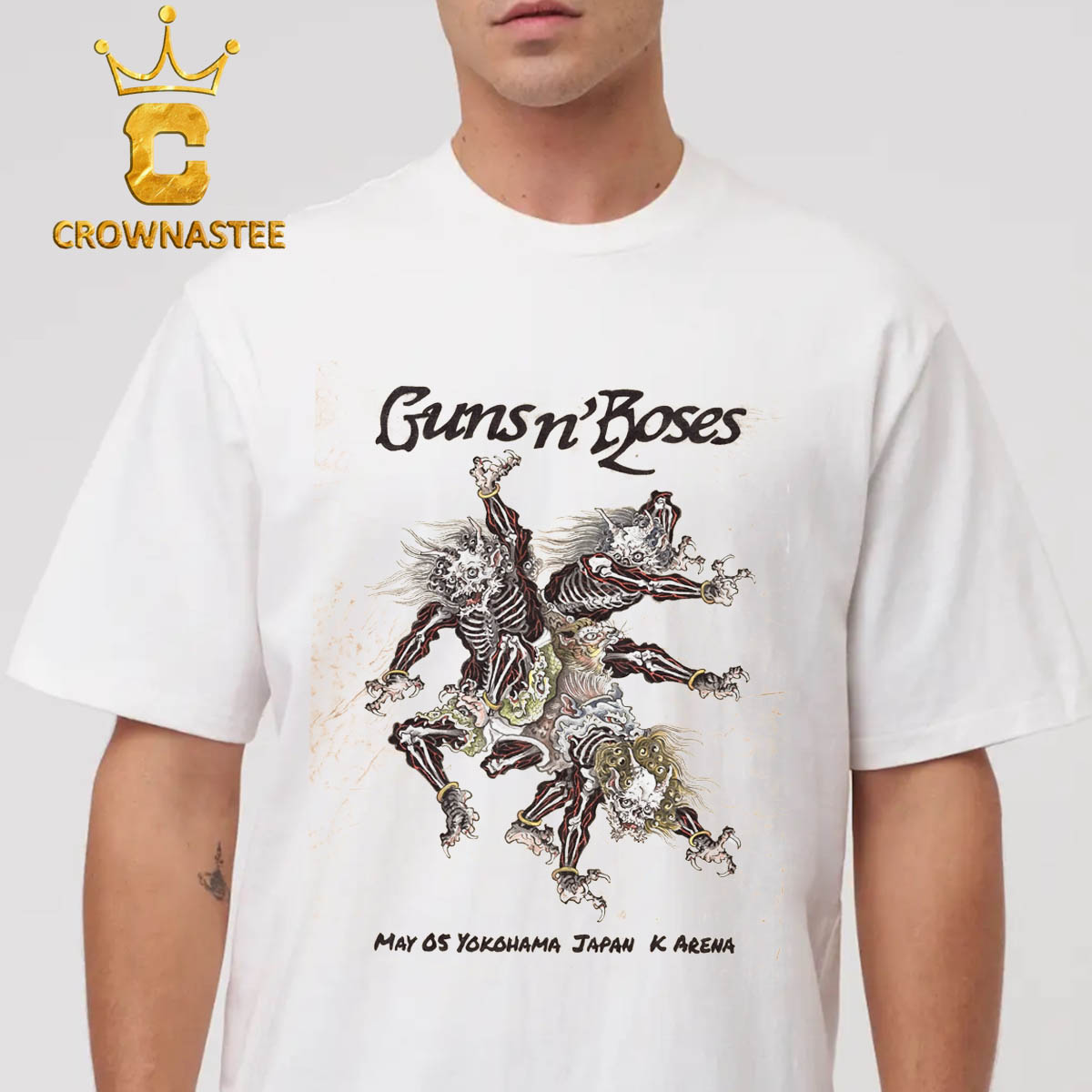Guns N' Roses Japan 2025 Yokohama K Arena On May 5th Unisex T-Shirt Guns N' Roses Japan 2025 Yokohama K Arena On May 5th Unisex T-Shirt