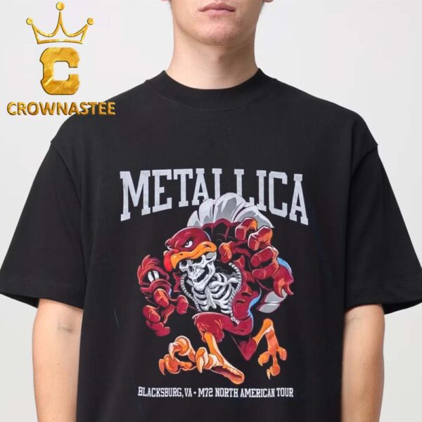 Metallica Blackburg 2025 Lane Stadium Virginia M72 North Amricen Tour Classic T-Shirt