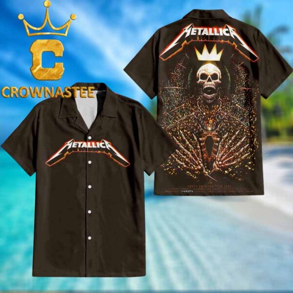 Metallica Charlotte 2025 Bank Of America Stadium North Carolina On May 31st M72 North American Tour Regular Hawaiian Shirt
