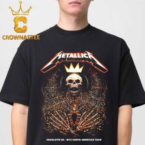 Metallica Charlotte 2025 Bank Of America Stadium North Carolina On May 31st M72 North American Tour Unisex T-Shirt