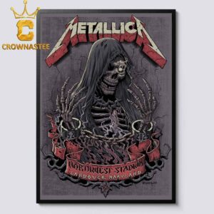 Metallica Landover Maryland 2025 North West Stadium On May 28th Home Decor Poster Canvas