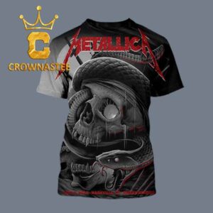 Metallica Nashville 2025 Day 2 Nissan Stadium TN M72 World Tour On May 2nd All Over Print T-Shirt