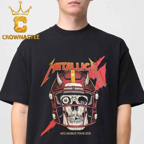 Metallica Northwest Stadium 2025 Landover Maryland On May 28th M72 North American Tour Unisex T-Shirt