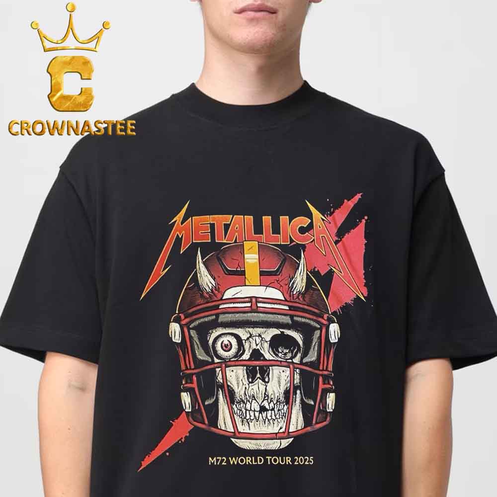 Metallica Northwest Stadium 2025 Landover Maryland On May 28th M72 North American Tour Unisex T-Shirt Metallica Northwest Stadium 2025 Landover Maryland On May 28th M72 North American Tour Unisex T-Shirt