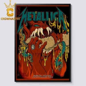 Metallica Philadelphia 2025 Lincoln Financial Field M72 Philly North American Tour On May 23rd Home Decor Poster Canvas