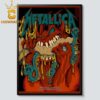 Metallica Philadelphia 2025 Lincoln Financial Field M72 Philly North American Tour On May 23rd 25th Matchup Home Decor Poster Canvas
