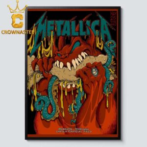 Metallica Philadelphia 2025 Lincoln Financial Field M72 Philly North American Tour On May 25th Night 2 Home Decor Poster Canvas