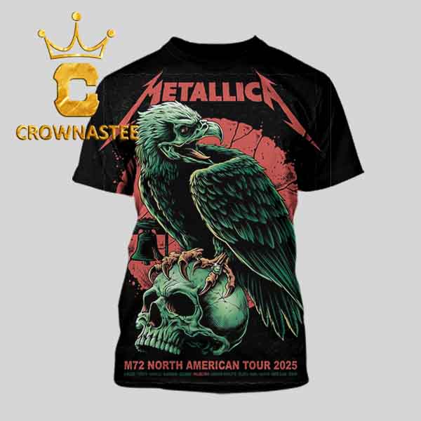 Metallica Philadelphia 2025 Lincoln Financial Field On May 23rd 25th M72 Philly North American Tour All Over Print T-Shirt Metallica Philadelphia 2025 Lincoln Financial Field On May 23rd 25th M72 Philly North American Tour All Over Print T-Shirt