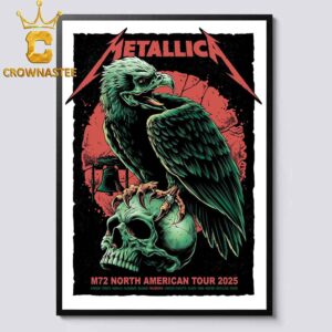 Metallica Philadelphia 2025 Lincoln Financial Field On May 23rd 25th M72 Philly North American Tour Home Decor Poster Canvas