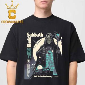 Back To The Beginning Ozzy Osbourne 2025 Black Sabbath Skeleton Unisex T Shirt