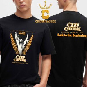 Back To The Beginning Ozzy Osbourne 2025 Shep Fairey Two Sided T Shirt