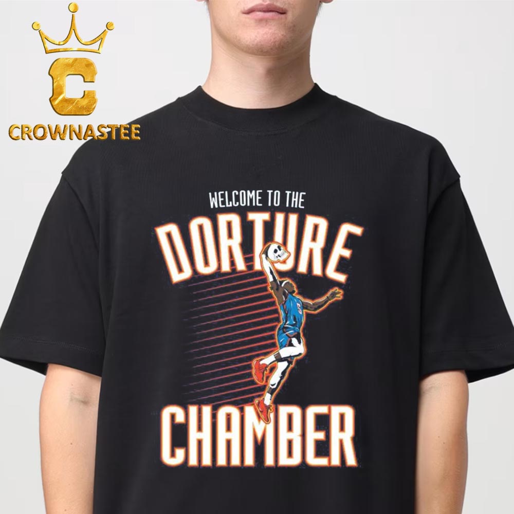 Dorture Chamber OKC Thunder NBA Finals Champions 2025 Dunk Unisex T-Shirt Dorture Chamber OKC Thunder NBA Finals Champions 2025 Dunk Unisex T-Shirt
