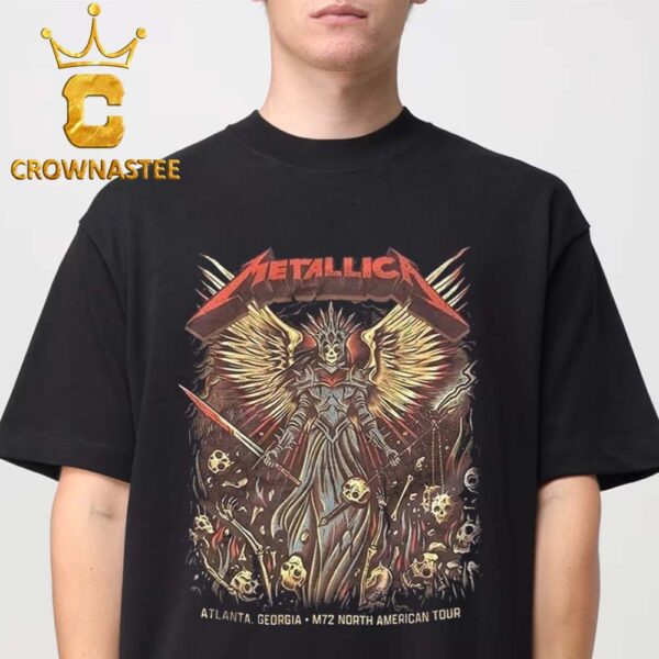 Metallica Atlanta 2025 GA Mercedes Benz Stadium On June 3rd M72 World Tour Unisex T-Shirt