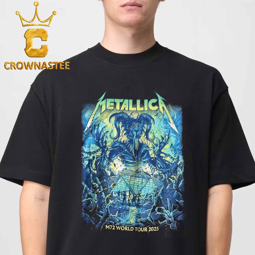 Metallica Atlanta 2025 Mercedes Benz Stadium GA On June 3rd M72 World Tour Unisex T-Shirt Metallica Atlanta 2025 Mercedes Benz Stadium GA On June 3rd M72 World Tour Unisex T-Shirt
