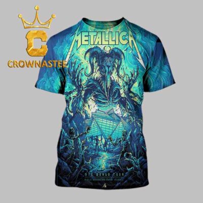 Metallica Atlanta GA 2025 Mercedes Benz Stadium On June 3rd M72 World Tour All Over Print T-Shirt Hoodie Sweater