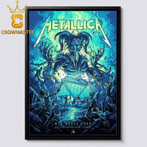 Metallica Atlanta GA 2025 Mercedes Benz Stadium On June 3rd M72 World Tour Home Decor Poster Canvas