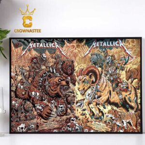 Metallica Denver Night 2 2025 Empower Field At Mile High CO June 27th 29th Matchup Home Decor Poster Canvas