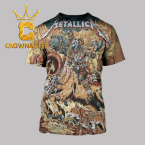 Metallica Denver Night 2 2025 Empower Field At Mile High CO June 29th M72 North American Tour All Over Print T-Shirt