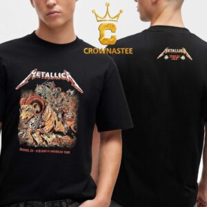 Metallica Denver Night 2 2025 Empower Field At Mile High CO June 29th M72 North American Tour Two Sided T Shirt