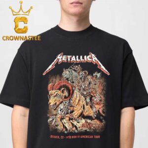Metallica Denver Night 2 2025 Empower Field At Mile High CO June 29th M72 North American Tour Unisex T-Shirt
