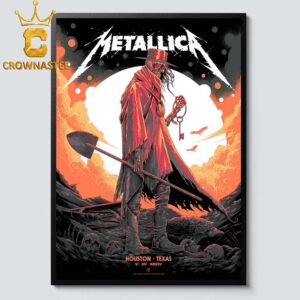 Metallica Houston Texas 2025 NRG Stadium M72 World Tour June 14th Home Decor Poster Canvas