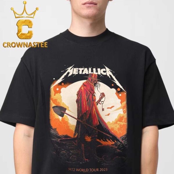 Metallica Houston Texas 2025 NRG Stadium M72 World Tour June 14th Classic T-Shirt