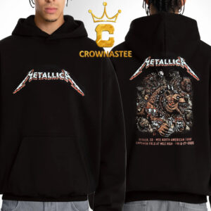 Metallica M72 Denver CO 2025 Empower Field At Mile High Night 1 June 27th Two Sided Hoodie