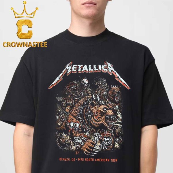 Metallica M72 Denver CO 2025 Empower Field At Mile High Night 1 June 27th Unisex T-Shirt