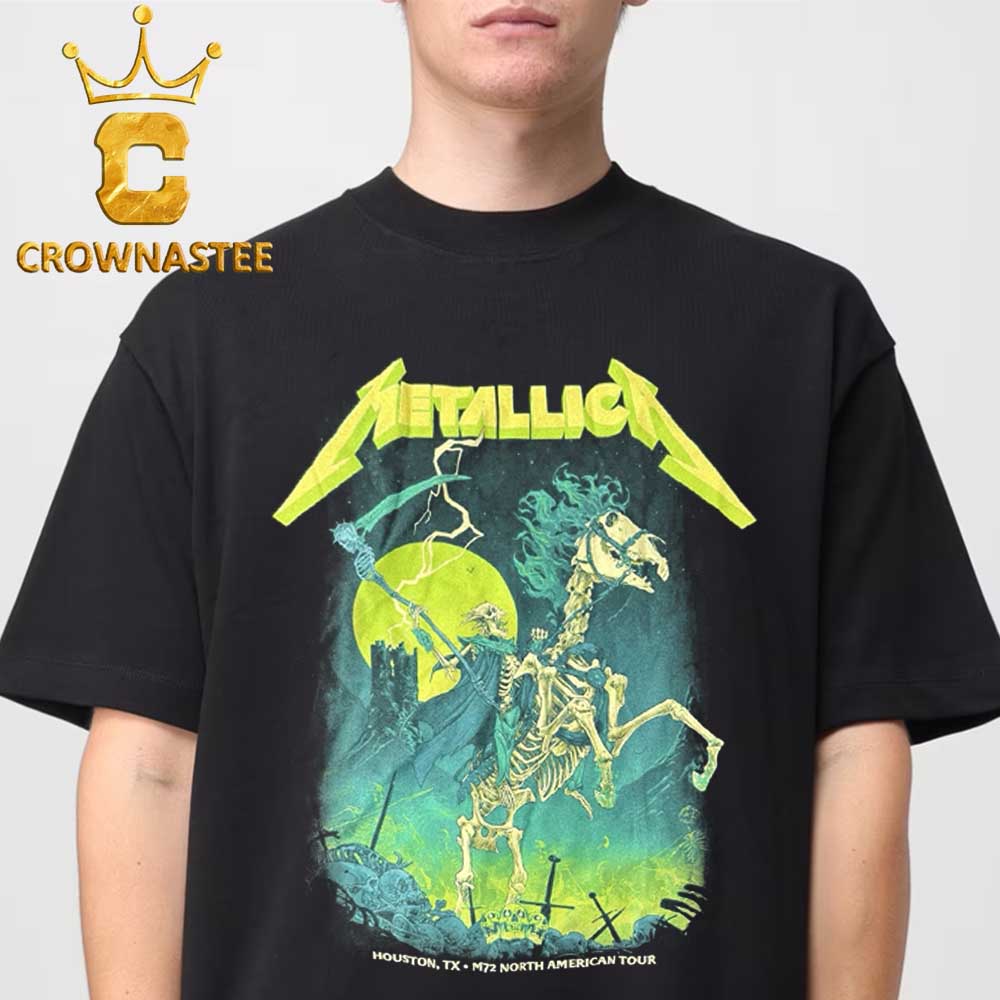 Metallica M72 Houston 2025 NRG Stadium Texas World Tour June 14th Unisex T-Shirt Metallica M72 Houston 2025 NRG Stadium Texas World Tour June 14th Unisex T-Shirt