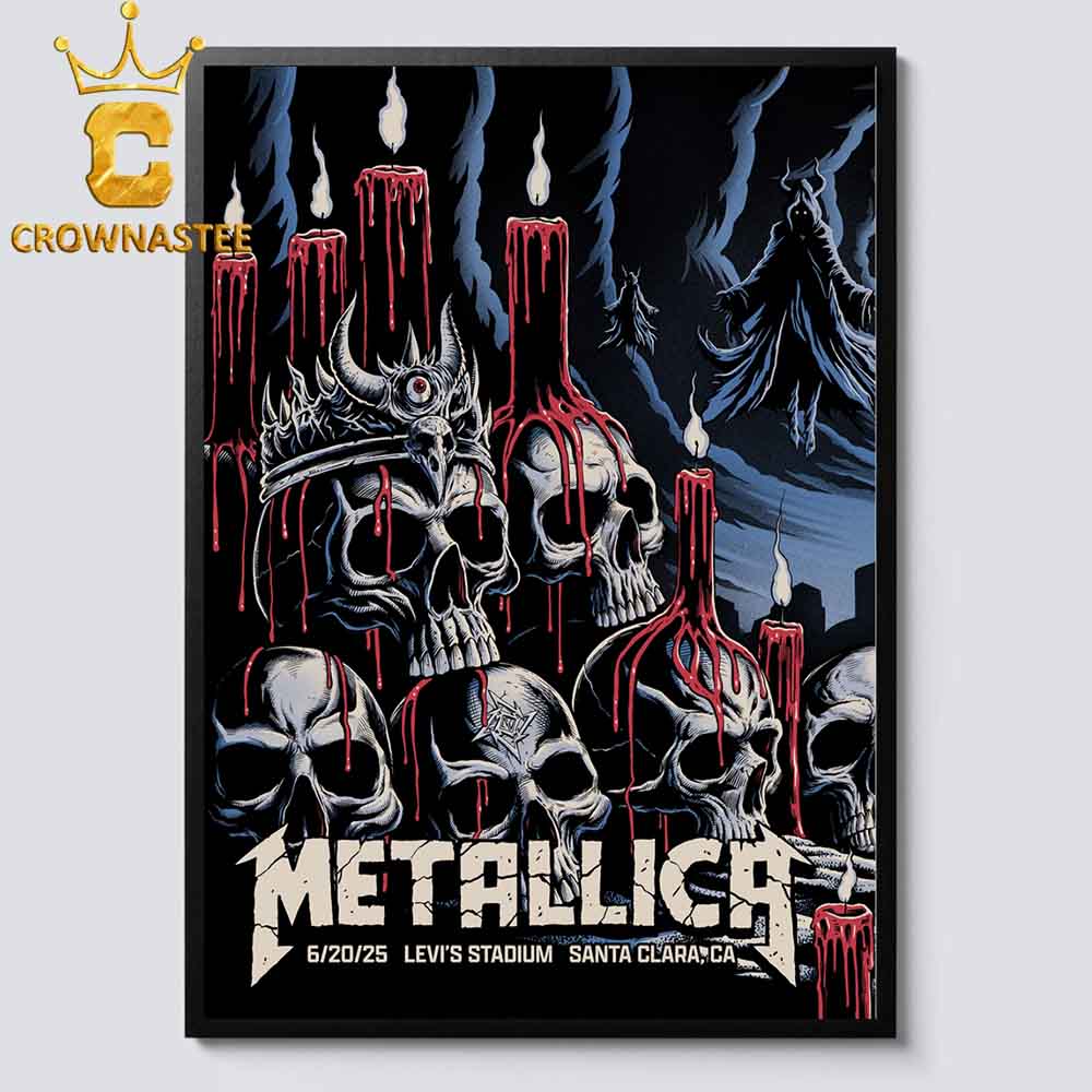 Metallica M72 Santa Clara CA 2025 Levi’s Stadium June 20th Home Decor Poster Canvas Metallica M72 Santa Clara CA 2025 Levi’s Stadium June 20th Home Decor Poster Canvas