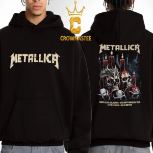 Metallica M72 Santa Clara CA 2025 Levi’s Stadium On June 20th Night 1 Two Sided Hoodie