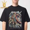 Metallica Tampa 2025 Florida Raymond James Stadium On June 6th Limited Pop Up Two Sided T-Shirt