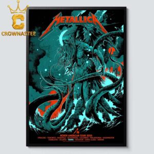 Metallica Tampa 2025 Raymond James Stadium FL On June 6th 8th Limited Home Decor Poster Canvas