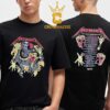 Metallica Tour 2025 Devil Demon M72 North American Tour Dates Pop Up Two Sided T-Shirt