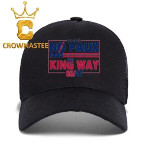 No Faux King Way 8647 Classic Hat Cap Snapback
