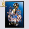 OKC Thunder 2025 NBA Champions Defeat Indiana Pacers NBA Finals All Team Home Decor Poster Canvas