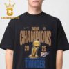 Dorture Chamber OKC Thunder NBA Finals Champions 2025 Dunk Unisex T-Shirt