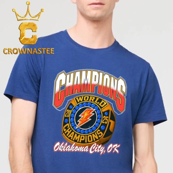 OKC Thunder 2025 NBA Champions Ring Unsiex T-Shirt Hoodie Sweater
