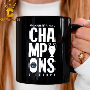 Paris Saint Germain PSG Triomphe 2025 d’Europe Champions Ceramic Mug Cup