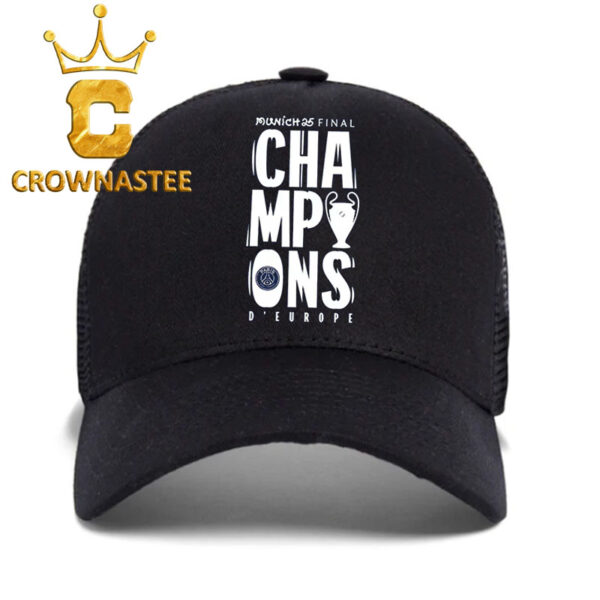 Paris Saint Germain PSG Triomphe 2025 d’Europe Champions Classic Hat Cap Snaoback